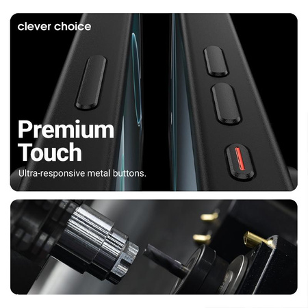 CZARNE ETUI MAGSAFE DO IPHONE 17 Crong CASE MAGNETYCZNE ELEGANCKIE