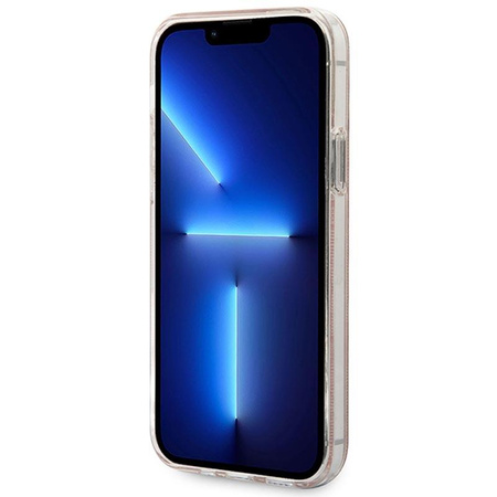 Guess Bundle Pack MagSafe 4G - pouzdro MagSafe pro iPhone 12 / iPhone 12 Pro + sada nabíječky (růžová/zlatá)