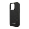Karl Lagerfeld Saffiano Mono Metal Logo - Etui iPhone 14 Pro (czarny)