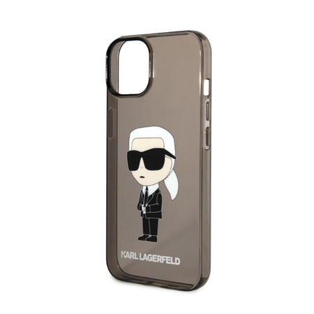 Karl Lagerfeld IML NFT Ikonik - Hülle für iPhone 14 Plus (Schwarz)