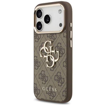 Etui do iPhone 17 Pro Guess Classic Oryginalne Brązowy Modny Pokrowiec Case