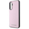 Karl Lagerfeld Saffiano Metall Logo - Tasche für Samsung Galaxy A56 5G (rosa)
