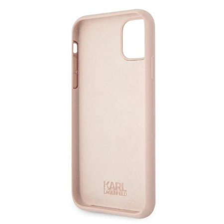 Karl Lagerfeld Choupette Head Silicone - iPhone 11 Case (pink)