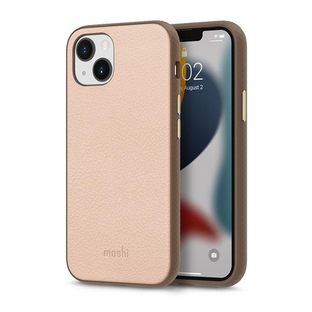 Moshi Overture - 3-in-1 iPhone 13 Flip Case (antibakterielles NanoShield™) (Luna Pink)