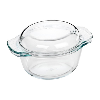 Küchenprofi Elsass - žáruvzdorná mísa z borosilikátového skla s víkem 1,4 l 18×11,5 cm