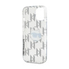 Karl Lagerfeld IML Choupette Kopf & Monogramm - iPhone 15 / 14 / 13 Hülle (Transparent)
