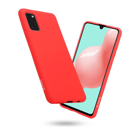 Crong Color Cover - Samsung Galaxy A41 tok (piros)