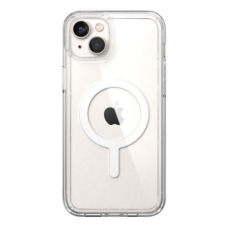 Speck Gemshell + MagSafe - pouzdro pro iPhone 15 Plus / iPhone 14 Plus s povrchovou úpravou MICROBAN (čiré)