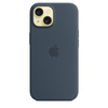 Apple Silicone Case - Coque en silicone avec MagSafe pour iPhone 15 (Storm Blue)