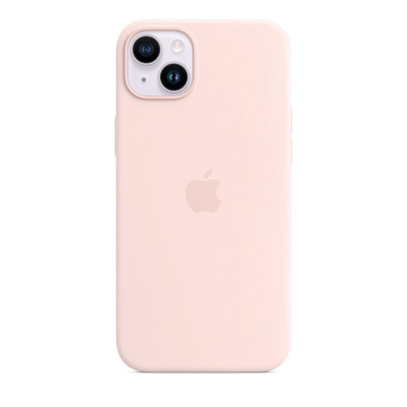 Silikonové pouzdro Apple - Silikonové pouzdro s MagSafe pro iPhone 14 Plus (křídově růžové)