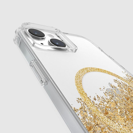Case-Mate Karat MagSafe - pouzdro pro iPhone 15 Plus zdobené zlatem (Marble)
