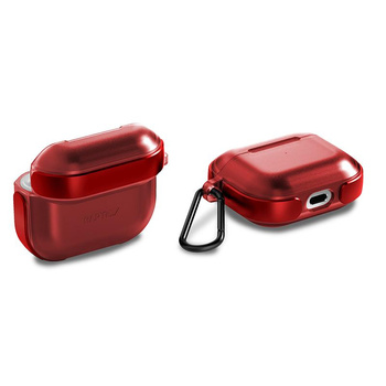 X-Doria Raptic Air - AirPods 3 Tasche mit Karabiner (Rot)