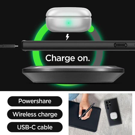 Spigen Ultra Hybrid - Etui pour Samsung Galaxy S24 Ultra (Frost Black)