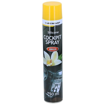 Spray Nabłyszczający do Czyszczenia Kokpitu Środek waniliowy Dunlop 750 ml