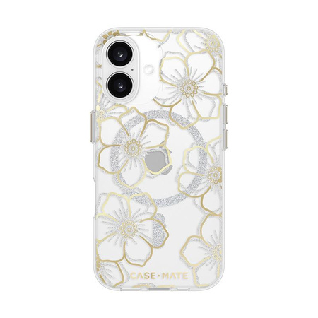 Etui Case-Mate Floral Gems MagSafe do iPhone 16 – Elegancja i Ochrona w Jednym