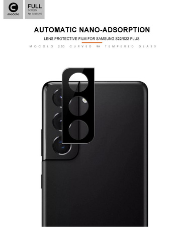 Mocolo Silk Camera Lens Glass - Verre de protection pour l'objectif de l'appareil photo du Samsung Galaxy S22 / S22+