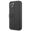 BMW Booktype M Carbon Stripe - Etui iPhone 13 mini (czarny)
