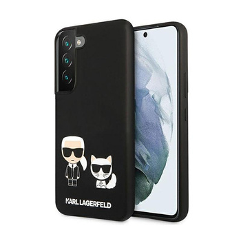 Karl Lagerfeld Slilicone Karl & Choupette - Etui Samsung Galaxy S22+ (czarny)