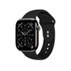 Řemínek Crong Liquid - Apple Watch 44/45/46/49 mm (černý)