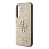 Guess Glitter Script Big 4G - Samsung Galaxy S23 FE Case (Gold)