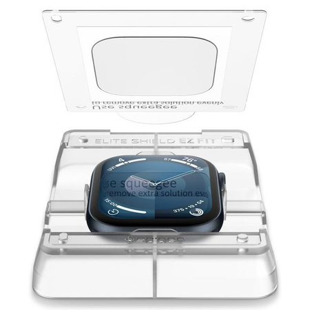 Spigen Elite Shield EZ Fit 2-Pack - Hybridní ochranné sklo pro Apple Watch 10 42 mm (Průhledný)