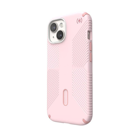Speck Presidio2 Grip ClickLock & MagSafe - Case for iPhone 15 / iPhone 14 / iPhone 13 (Nimbus Pink / Dahlia Pink)
