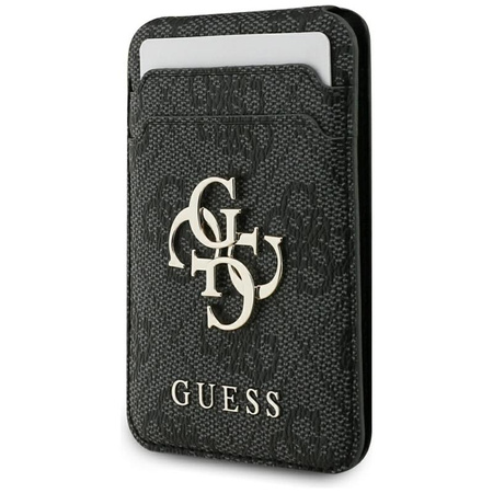 Guess Bundle Pack MagSafe 4G - Case + MagSafe Wallet Set for iPhone 17 Pro (Black)