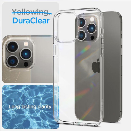 Spigen Crystal Pack - tok szett + 2 x üveg iPhone 14 Pro készülékhez (átlátszó)