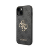 Guess 4G Big Metal Logo - iPhone 15 Tasche (grau)
