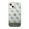 Guess 4G Stripe Script Logo Electroplated Pattern – Etui iPhone 14 Plus (khaki)