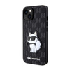 Karl Lagerfeld Saffiano Monogram NFT Choupette - pouzdro pro iPhone 14 Plus (černé)