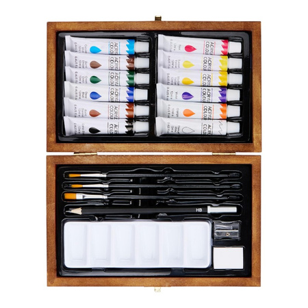 Artico - Art painting set in wooden box 20 pcs