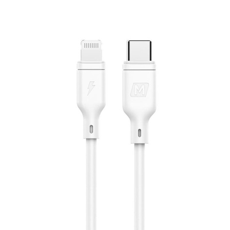 Momax Zero - USB-C (Power Delivery Fast Charging 3A) zu Lightning MFi Anschlusskabel 1,2 m (Weiß)