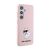 Karl Lagerfeld Silicone Choupette - Etui Samsung Galaxy S24+ (różowy)