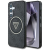 Guess 4G Glitter Triangle Buttons MagSafe - Case for Samsung Galaxy S25 (black)