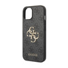 Guess 4G Big Metal Logo - iPhone 15 Plus tok (szürke)