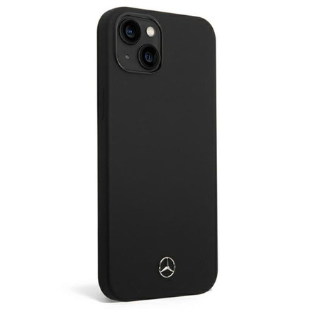 Mercedes Silicone Line - pouzdro pro iPhone 14 Plus (černé)
