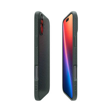 Spigen Liquid Air - tok iPhone 16 készülékhez (Abyss Green)