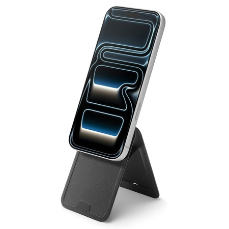 Spigen S314-3 Slim Fold Tripod MagSafe - Magnetic Wallet with Stand Function (Black)