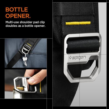 Spigen KD410 Sling Bag Klasden - Sacoche pour téléphone portable / bandoulière (Noir)