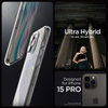 Spigen Ultra Hybrid - Schutzhülle für iPhone 15 Pro (Transparent)