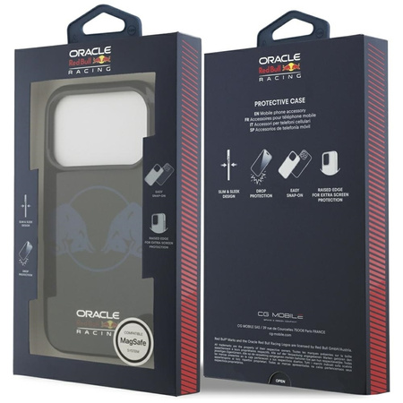 Red Bull IML Transparent Two Bulls MagSafe - iPhone 17 Pro Case (Navy Blue)