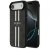 Guess 4G Printed Stripes MagSafe - Pouzdro iPhone Air (černé)