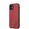 Guess Saffiano V - iPhone 12 Mini Case (red)