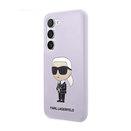 Karl Lagerfeld Silicone NFT Ikonik - Hülle für Samsung Galaxy S23+ (Violett)