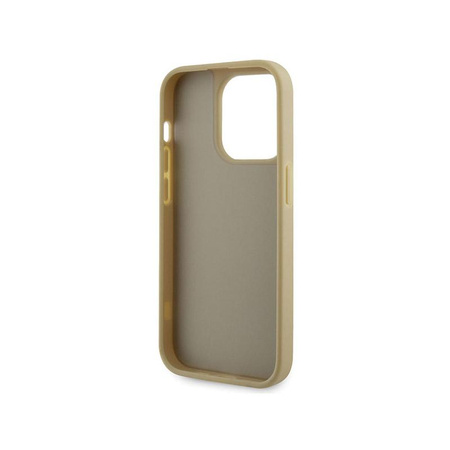 Guess Rhinestone Triangle - iPhone 14 Pro Case (Gold)