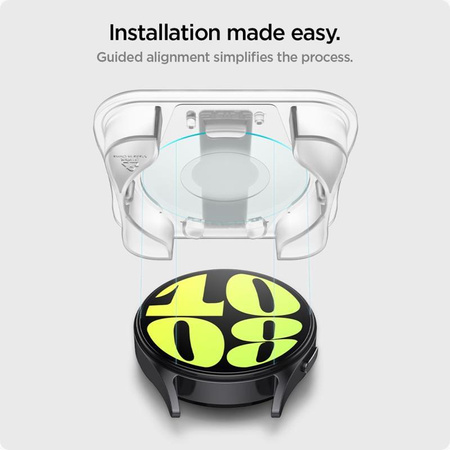 Spigen GLAS.TR EZ FIT 2-Pack - Verre trempé pour Samsung Galaxy Watch 7 40 mm (2 pcs)