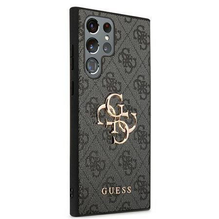 Guess 4G Big Metal Logo - Samsung Galaxy S22 Ultra Case (grey)