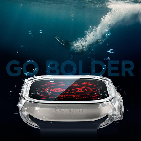 Spigen Ultra Hybrid - tok Apple Watch Ultra 49 mm-es órához (átlátszó)