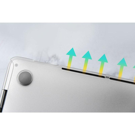 Moshi iGlaze Hardshell Case - MacBook Air 13" Retina Case (M1/2020/2019/2018) (Stealth Clear)